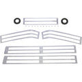 Parts Unlimited Saddlebag Lens Grille Set - Chrome - GL1500 | 45-8918-BC9