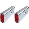 Pro-One Performance Strut LED Marker Light - Chrome/Red | 909108R