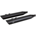 S&S Cycle Slash Cut Mufflers - Black - M8 Touring '17-'19 | 550-0696