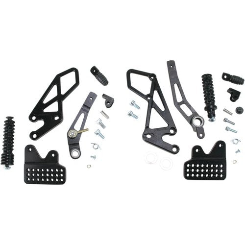 Vortex V2 Rearset - Black - GSXR6/7 | RS553K