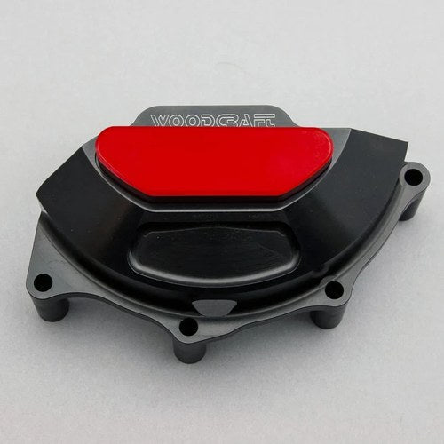 Ducati 2020-22 Streetfighter V4 S Woodcraft Lhs Stator Cover Protector - Red Pad