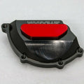 BMW 2014-2020 S1000R Woodcraft Lhs Stator Engine Cover Protector - Red Plate