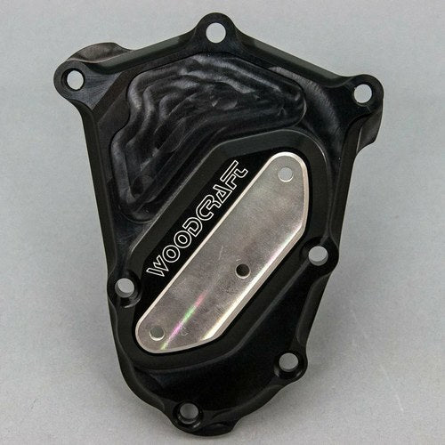 BMW 2009-19 S1000RR Woodcraft Right Side Crankshaft Engine Cover - Steel Plate