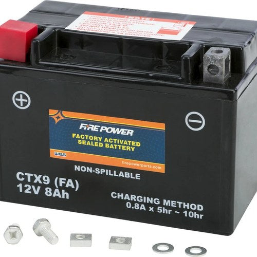 Suzuki 2012-14 LT-Z400 QuadSport Z FirePower Factory Activated Battery CTX9-BS