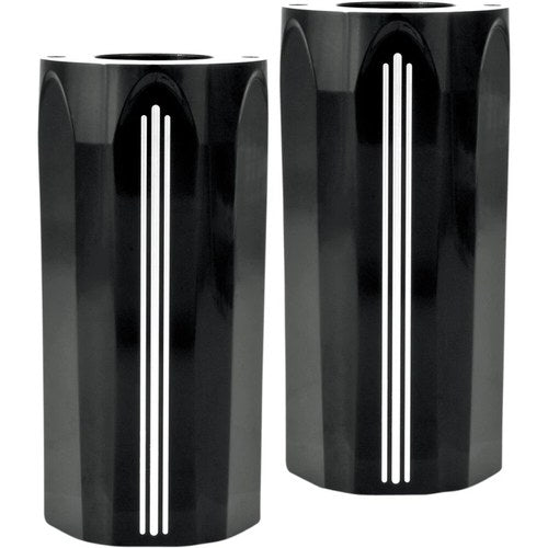 Performance Machine Fork Slider Covers - Tech - Contrast Cut | 0208-2045-BM