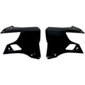 UFO Radiator Shrouds - YZ125/250 96-00 - Black | YA02898001
