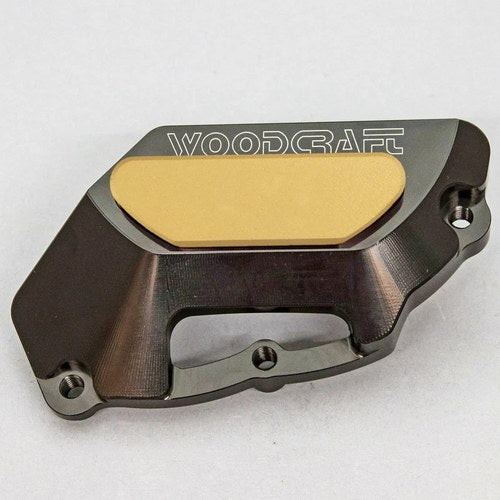 Aprilia 11-23 Tuono V4 Woodcraft Lhs Engine Stator Cover Protector - Gold Plate