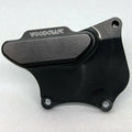 Kawasaki 2009-2025 ZX6R Woodcraft Right Side Case Cover Protector - Black Plate