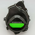 Yamaha R6 2006-2025 Woodcraft Racing Left Side Engine Stator Cover - Green Plate