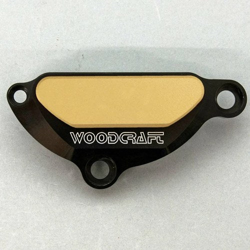 Yamaha R1 2004-2008 Woodcraft Lhs Engine Ignition Cover Protector - Gold Plate
