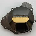 Yamaha 2009-2014 R1 Woodcraft Left Side Engine Stator Cover - Gold Plate