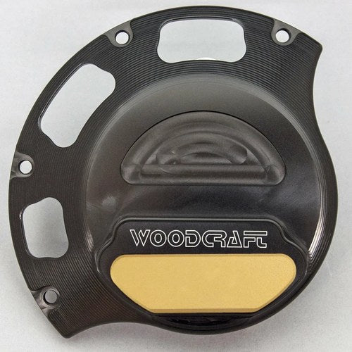 Ducati 2008-2013 848 / Evo Woodcraft Clutch Cover Protector - Gold Plate