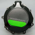 Kawasaki 2007-2025 ZX6R Woodcraft Racing Lhs Engine Stator Cover - Green Plate