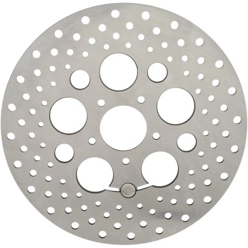 Drag Specialties Front Drilled Brake Rotor - 11.8" | B06-0188AS