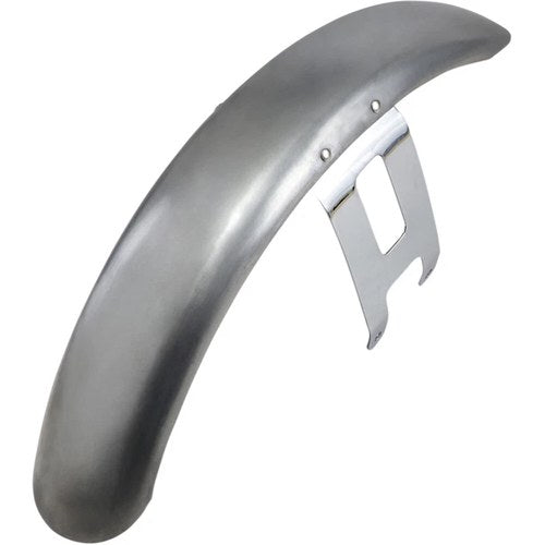Drag Specialties Wide Glide-Style Front Fender w/Chrome Brackets | 090057-PB-LB2