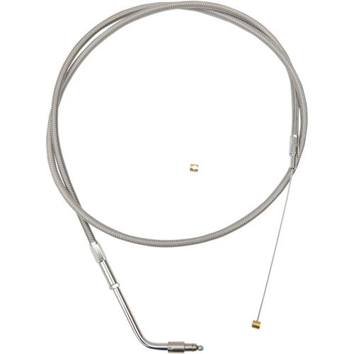LA Choppers Stainless Steel 15" - 17" Throttle Cable | LA-8210TH16
