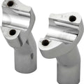 HardDrive Forged Pullback Handlebar Risers 3-1/2in Rise Chrome | H57-6075CF-3.5