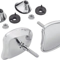 HardDrive Tapered Fairing Mirrors, Chrome | 270332