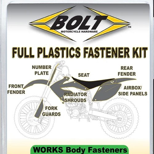 Bolt Body Work Fastener Kit | KAW-KLX110W