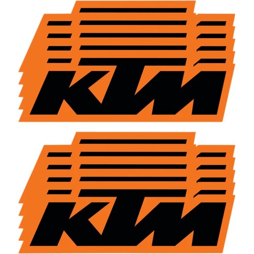 D'Cor Visuals KTM OEM Decal, 10-pk. - 6in. | 40-30-107