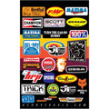 D'Cor Visuals Universal Decal Sheet, Throwback MX - 12mll. | 40-90-122