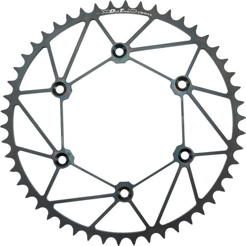 Dirt Tricks Rear Sprocket Chromoly Stl/Zir 50T-520 Blk Ktm/Husq | KTM-50-D-B
