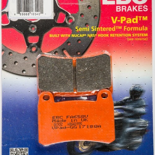 Ebc Semi-Sintered V Brake Pads | FA658V