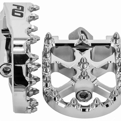 Flo Motorsports Bmx Style Footpeg Set, Chrome | FPEG-800V3CR