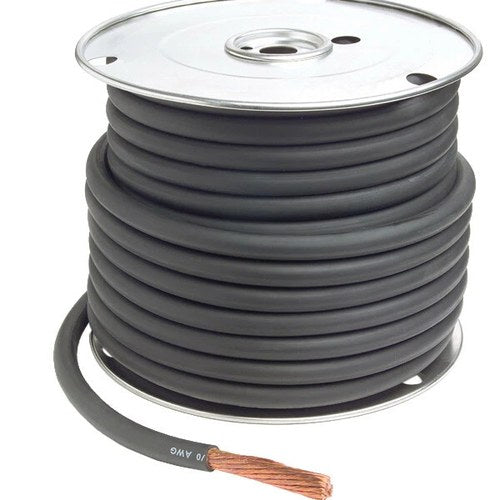 Grote Battery Cable, 4 Grade - 25ft. Roll - Black | 82-5714