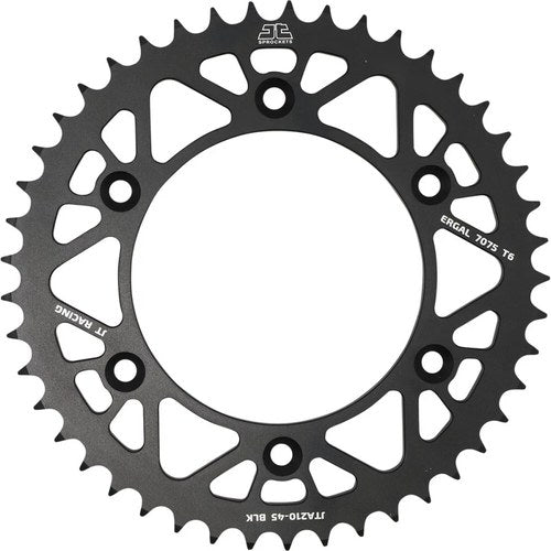 JT Sprockets Rear Racelite Sprocket Alum 48T-520 Blk Beta/Hon | JTA210.48BLK