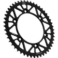 JT Sprockets Rear Racelite Sprocket Alum 48T-520 Blk Hon/Yam | JTA251.48BLK