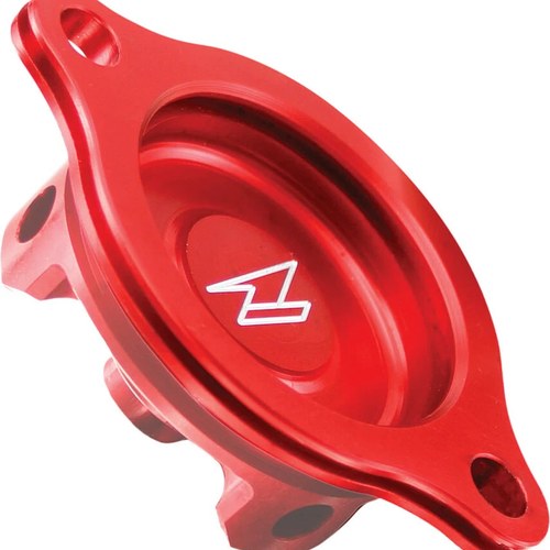 Zeta Oil Filter Cover, Red | ZE90-1023