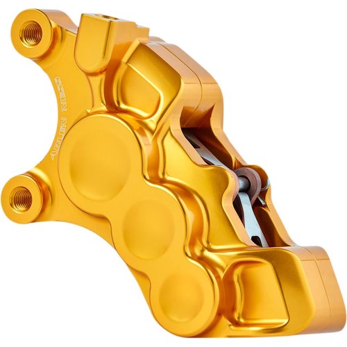 Arlen Ness 6-Piston Brake Caliper - 11.8" - Gold | 02-225