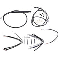 Burly Brand Black Vinyl Jail Bar Cable Kit For 14" Handlebars | B30-1265