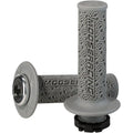 Moose Racing Gray/Silver Moose Lock-On Grips | B36MRG-S