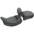 Mustang Vintage Super Solo Vinyl Seat w/ Driver Backrest (Black) 79446
