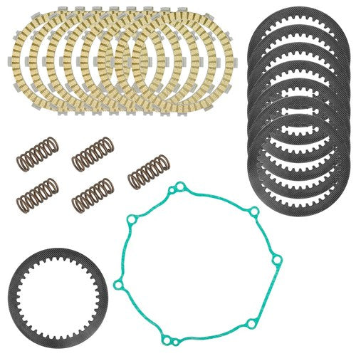 Clutch Friction Steel Plates and Gasket Kit for Kawasaki KX450F KX450 2012-2015