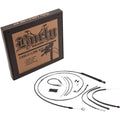 Burly Brand Black Vinyl Jail Bar Cable Kit For 14" Handlebars | B30-1263