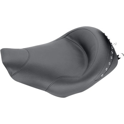 Mustang Studded Wide Solo Touring Seat (Black) 75578