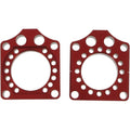 Pro Circuit Billet Axle Blocks (Anodized; Red) HAB09