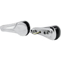 Alloy Art LED Front Turn Signals - Finned - Chrome | RGFS2-1