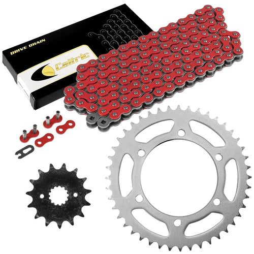 Red Drive Chain And Sprocket Kit for Honda XR600R 1991-2000