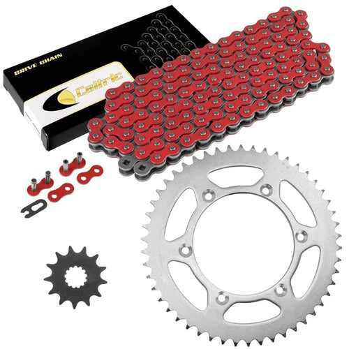 Red Drive Chain And Sprocket Kit for Yamaha YZ450FX 2016 2017 2018