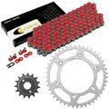 Red Drive Chain And Sprocket Kit for Honda XR400R 1996-2004