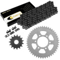 Black Drive Chain And Sprocket Kit for Kawasaki ER-6N ER650 2006-2016