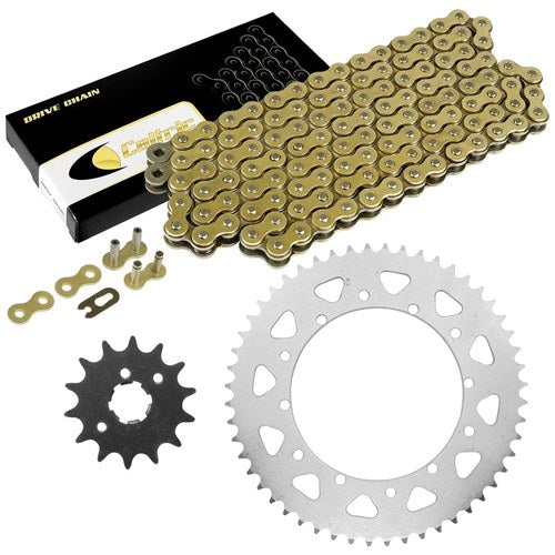 Celox Drive Chain & Sprocket Kit for Yamaha WR250Z 1991 1992 1994 1996 / Gold