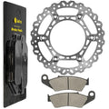 Front Brake Disc w/ Pads for Yamaha YZ426F 2002 / YZ450F 03-07 / 5MV-W0045-01-00
