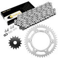 Drive Chain & Sprockets Kit for Suzuki DR350 1994-1999 / DR-Z400S 00-2017 White