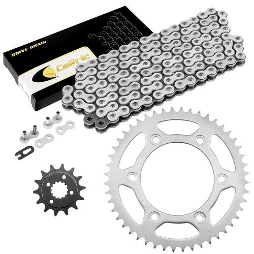 Drive Chain & Sprockets Kit for Honda XR600R 1991-2000 White