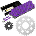 Drive Chain & Sprockets Kit for Honda CMX250C Rebel 250 1996 1997-2016 Purple